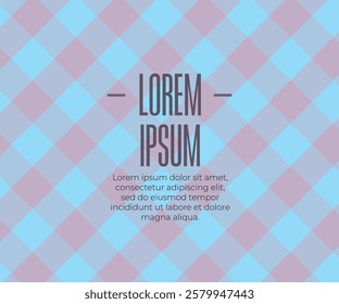 Light blue and pink checkered pattern background