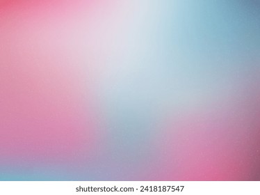 Fondo de gradiente azul claro y rosa con textura granulada