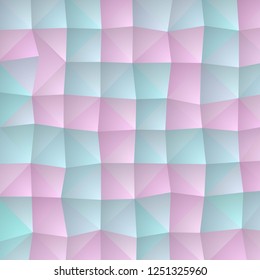 light blue pink hexagons layout for advertising