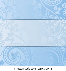 light blue plant background