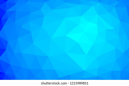 Light blue polygon abstract background.  vector illustration
