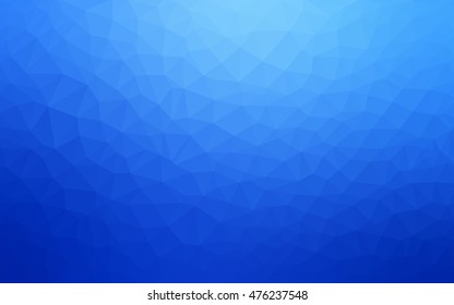Light blue polygon abstract background. Colorful abstract illustration with gradient. The best triangular design for your business.