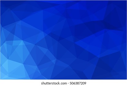 Light blue polygon abstract background. A completely new color illustration in a vague style. Brand-new design for your business.