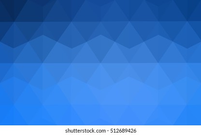 Light blue polygon abstract background. A completely new color illustration in a vague style. A completely new template for your business design.