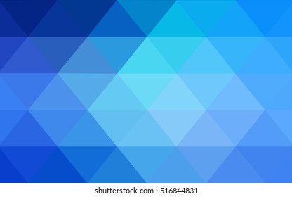 Light blue polygon abstract background. Colorful illustration in abstract style with gradient. A completely new template for your business design.