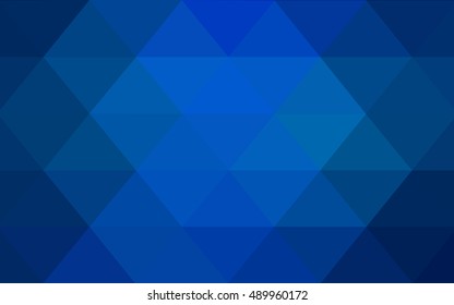 Light blue polygon abstract pattern. Shining illustration, which consist of triangles. The textured pattern can be used for background.