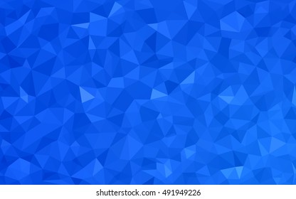 Light blue polygon abstract pattern. Shining illustration, which consist of triangles. The textured pattern can be used for background.