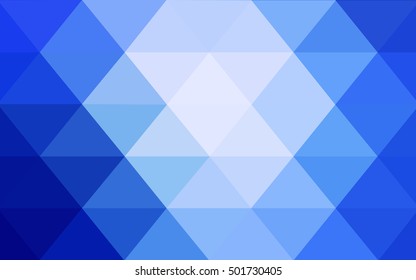 Light blue polygon abstract template. Colorful illustration in abstract style with gradient. A completely new template for your business design.