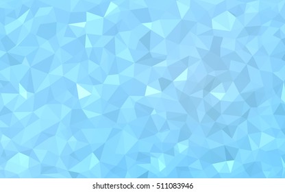 Light blue polygon abstract template. A completely new color illustration in a vague style. A new texture for your design.