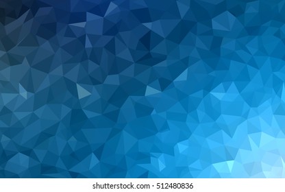 Light blue polygon abstract template. A completely new color illustration in a vague style. A new texture for your design.