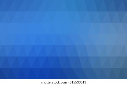 Light blue polygon abstract template. Glitter abstract illustration with an elegant design. Brand-new design for your business.