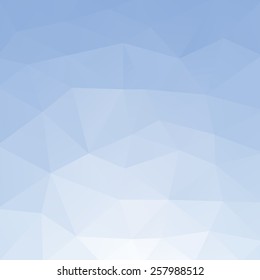 Light blue polygonal abstract geometric background