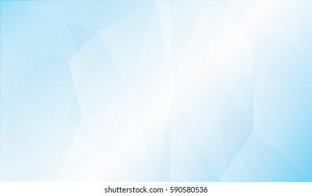 Light blue polygonal background.
