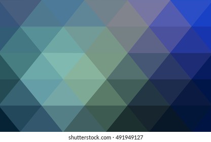 Light blue polygonal background. Colorful abstract illustration with gradient. The textured pattern can be used for background.