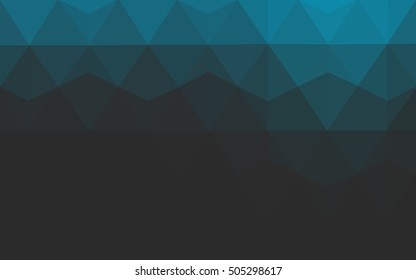 Light blue polygonal background. A completely new color illustration in a vague style. The best triangular design for your business.