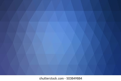 Light blue polygonal background. Creative illustration in halftone style with gradient. The polygonal design can be used for your web site.