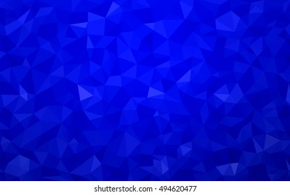 Light blue polygonal background. A vague abstract illustration with gradient. A completely new template for your business design.