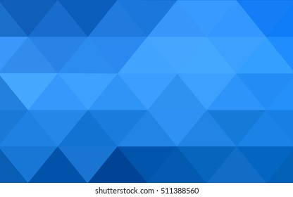 Light blue polygonal background. A vague abstract illustration with gradient. Brand-new design for your business.