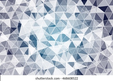 light blue polygonal background. vector illustration. for design, business cover, card, wallpaper