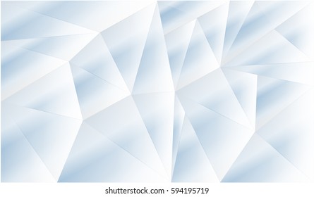 Light blue polygonal background.Broken Glass.