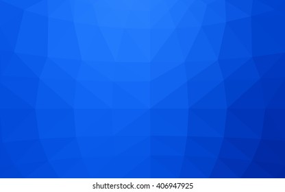 Light blue polygonal illustration, which consist of triangles. Triangular design for your business. Geometric background in Origami style with gradient.
