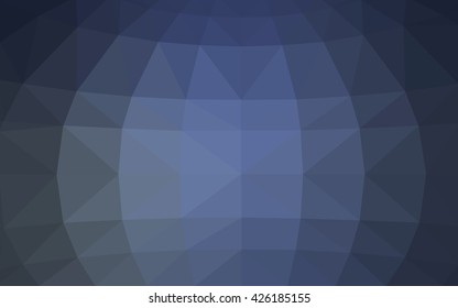 Light blue polygonal illustration, which consist of triangles. Triangular design for your business. Geometric background in Origami style with gradient.
