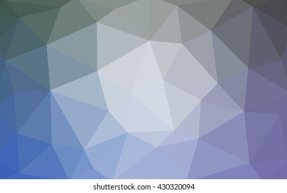 Light blue polygonal illustration, which consist of triangles. Triangular design for your business. Geometric background in Origami style with gradient.