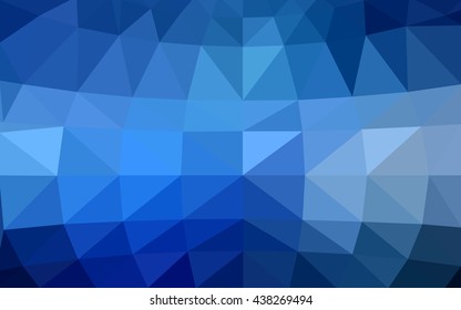 Light blue polygonal illustration, which consist of triangles. Triangular design for your business. Geometric background in Origami style with gradient.
