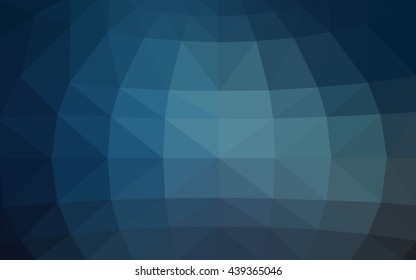 Light blue polygonal illustration, which consist of triangles. Triangular design for your business. Geometric background in Origami style with gradient.