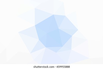 Light blue polygonal illustration, which consist of triangles. Triangular design for your business. Geometric background in Origami style with gradient.