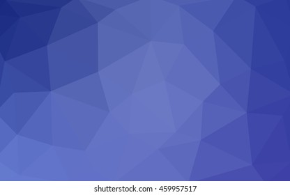 Light blue polygonal illustration, which consist of triangles. Triangular design for your business. Geometric background in Origami style with gradient.