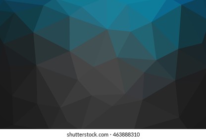 Light blue polygonal illustration, which consist of triangles. Triangular design for your business. Geometric background in Origami style with gradient.