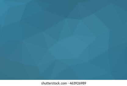 Light blue polygonal illustration, which consist of triangles. Triangular design for your business. Geometric background in Origami style with gradient.