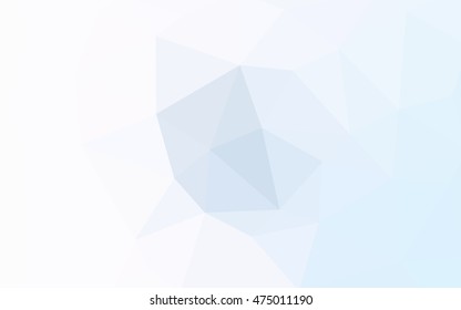 Light blue polygonal illustration, which consist of triangles. Triangular design for your business. Geometric background in Origami style with gradient.