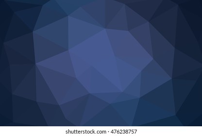 Light blue polygonal illustration, which consist of triangles. Triangular design for your business. Geometric background in Origami style with gradient.
