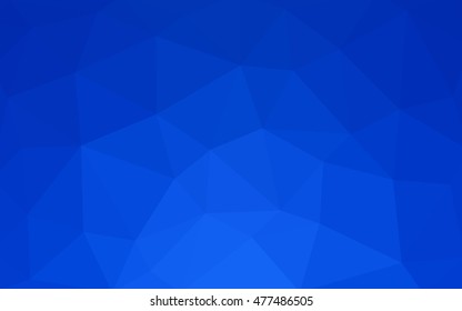 Light blue polygonal illustration, which consist of triangles. Triangular design for your business. Geometric background in Origami style with gradient.