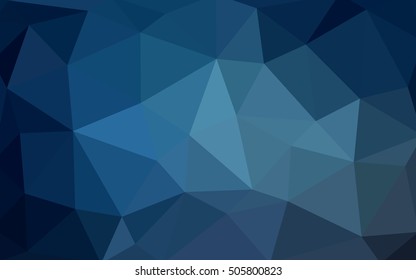 Light blue polygonal illustration, which consist of triangles. Triangular design for your business. Geometric background in Origami style with gradient.