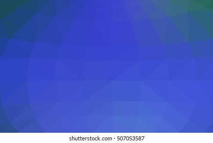 Light blue polygonal illustration, which consist of triangles. Triangular design for your business. Geometric background in Origami style with gradient.