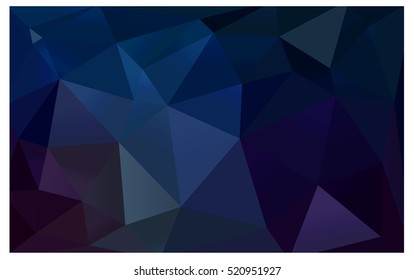 Light BLUE polygonal illustration, which consist of triangles. Triangular pattern for your business design. Geometric background in Origami style with gradient. 