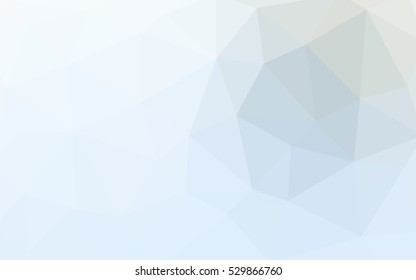 Light blue polygonal illustration, which consist of triangles. Triangular design for your business. Geometric background in Origami style with gradient.