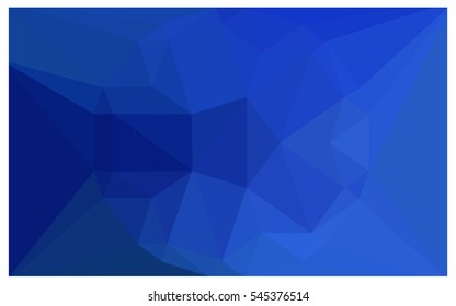 Light BLUE polygonal illustration, which consist of triangles. Triangular design for your business. Creative geometric background in Origami style with gradient