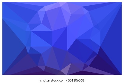 Light BLUE polygonal illustration, which consist of triangles with a gemstone in center. Triangular design of a huge diamond for your business. Creative geometric background of gems.