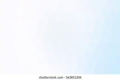 Light BLUE polygonal illustration, which consist of triangles. Triangular design for your business. Creative geometric background in Origami style with gradient