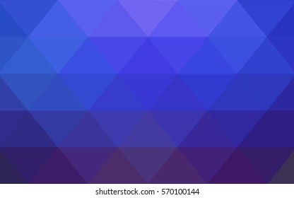 Light BLUE polygonal illustration, which consist of triangles. Triangular pattern for your business design. Geometric background in Origami style with gradient. 