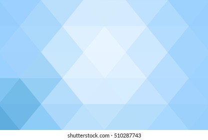 Light blue polygonal pattern. Colorful illustration in abstract style with gradient. A completely new design for your business.