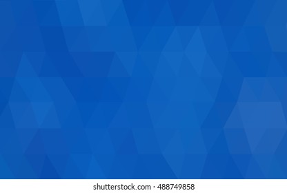 Light blue polygonal template. Glitter abstract illustration with an elegant design. The textured pattern can be used for background.