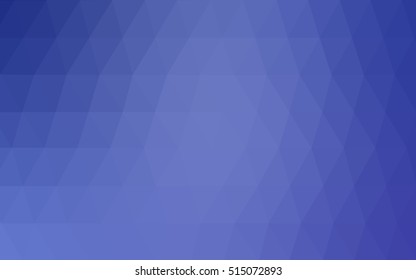 Light blue polygonal template. Modern geometrical abstract illustration with gradient. The template can be used as a background for cell phones.