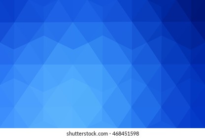 Light blue polygonal template. A vague abstract illustration with gradient. Brand-new design for your business.