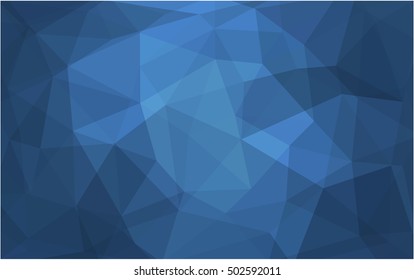 Light blue polygonal template. A vague abstract illustration with gradient. Brand-new design for your business.