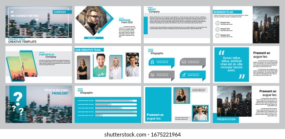 Light blue presentation background templates for business report, keynote, marketing, advertisement, and google slide. Clean and professional looks.